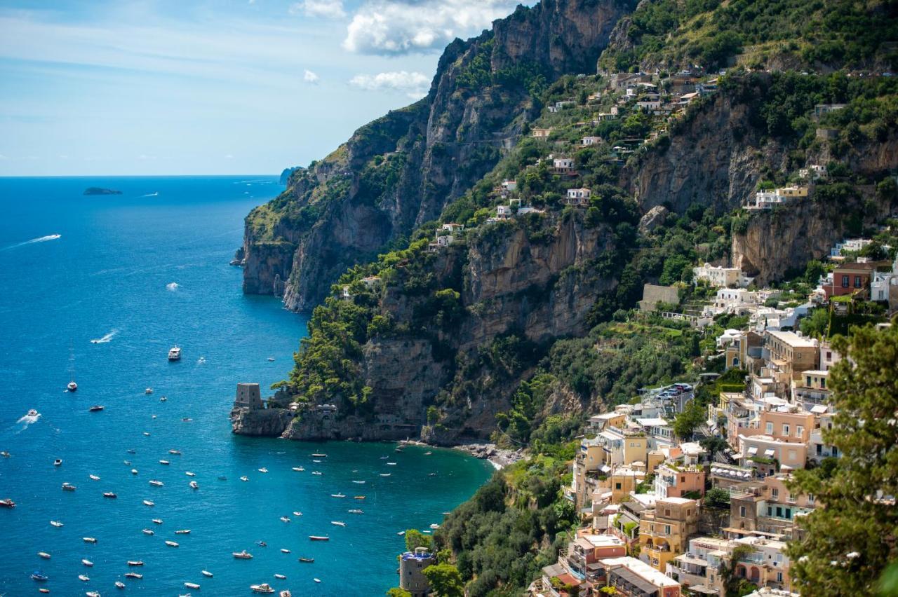 Apartmán Aria Di Mare,Near Elevator, Few Steps, Parking, Garden Positano Exteriér fotografie